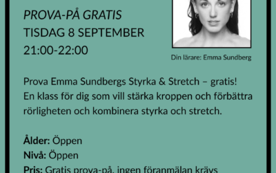Styrka & Stretch – prova på gratis