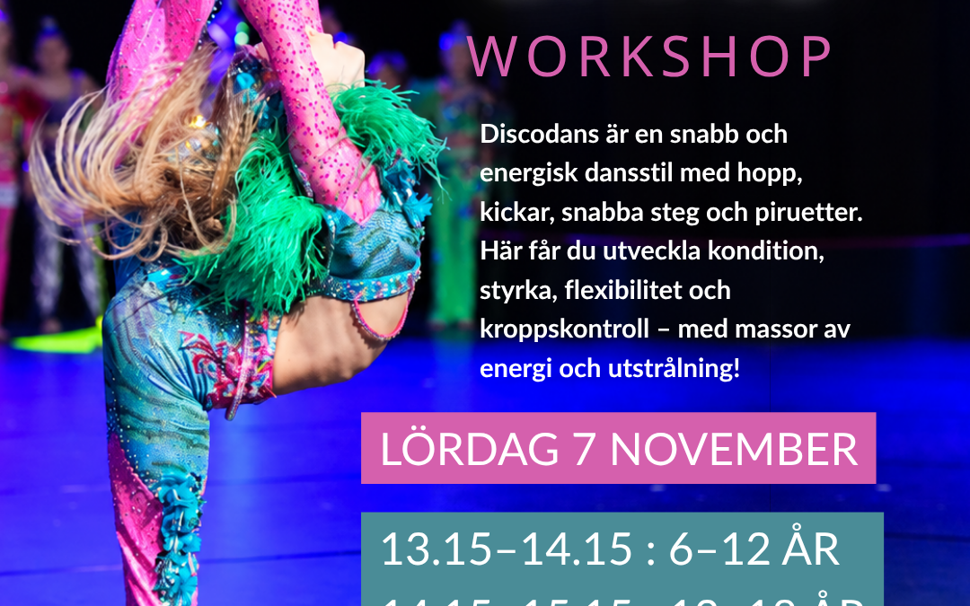 Gratis workshop i Discodans – nu öppen för alla