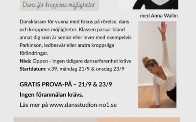 Restorative Dance – för en kropp i förändring